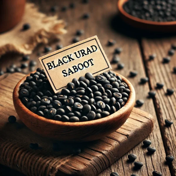 Black Urad Saboot (Whole Black Gram)